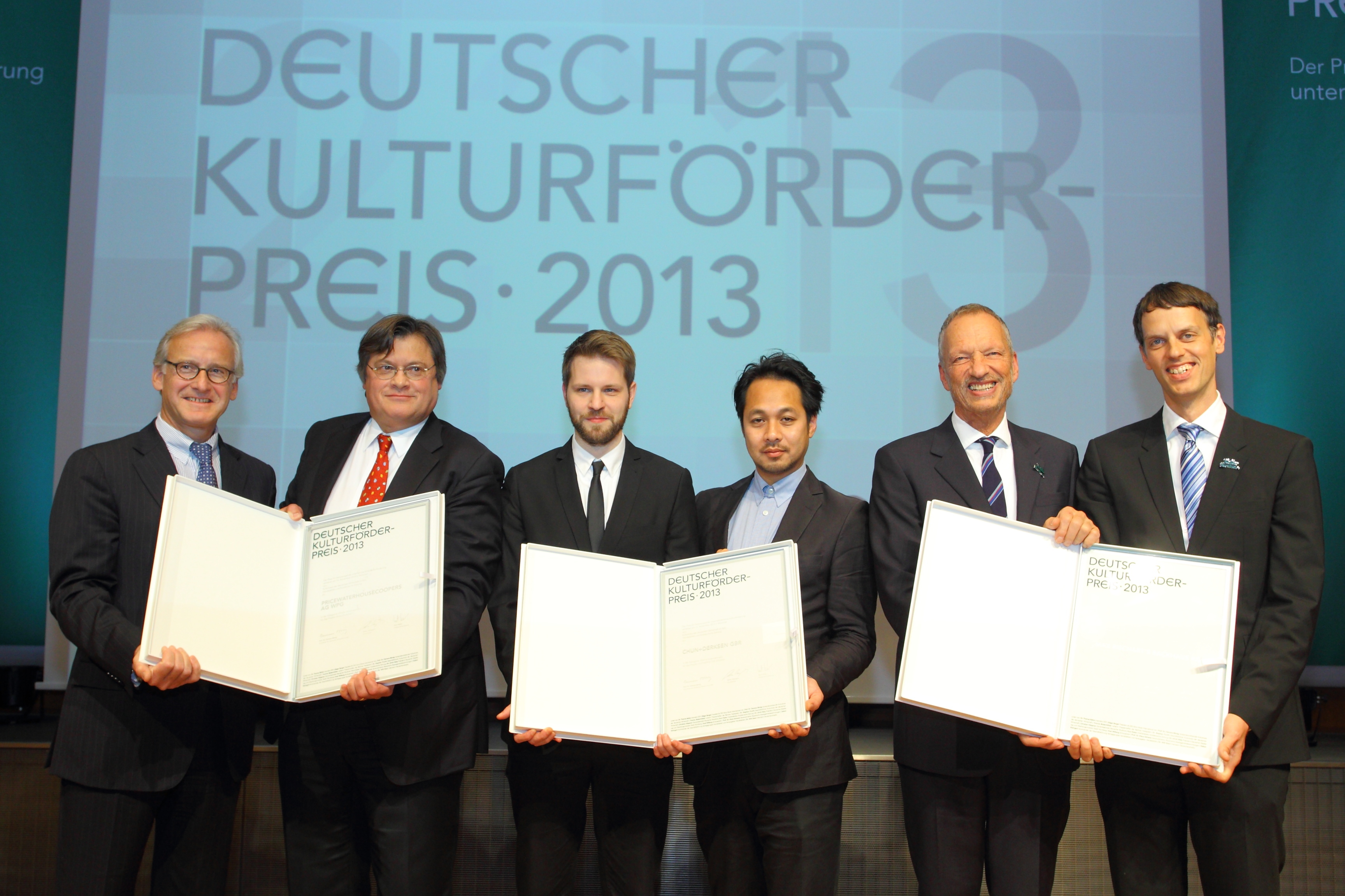 Deutscher Kulturf Rderpreis F R Kultur Forscher Jahre Pwc Stiftung